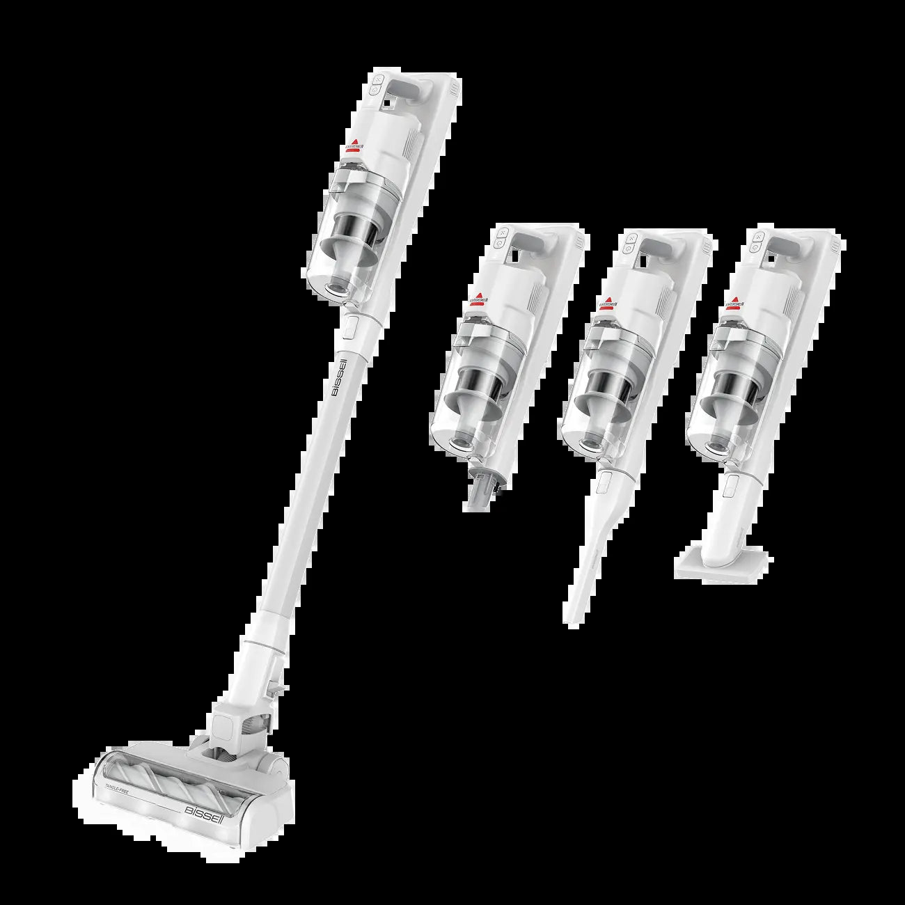 BISSELL Powerclean Lite 200W 3-in-1 Cordless Stick Vacuum with Tangle-Free Brush Roll, LED Headlights, and Self-Standing Design