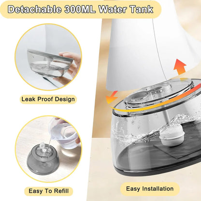 Super Electric Handheld Clothes Steamer - 1100W Portable Garment Steamer with 300ml Water Tank, Fast Wrinkle Remover for Home, Office, and Travel