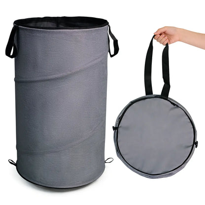30-Gallon (109L) Collapsible Laundry Baskets - Foldable Pop-Up Hampers for Laundry - Enhanced Oxford Laundry Hamper with Reinforced Handles for Bedroom, Bathroom, Children's Room, Dormitory, Travel, and Storage Organization