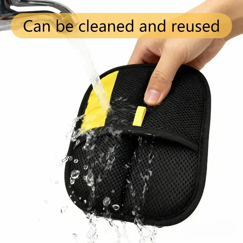 Electrostatic Hair Removal Gloves with Two-Way Brush for Effective Grooming and Cleaning of Cat and Dog Hair