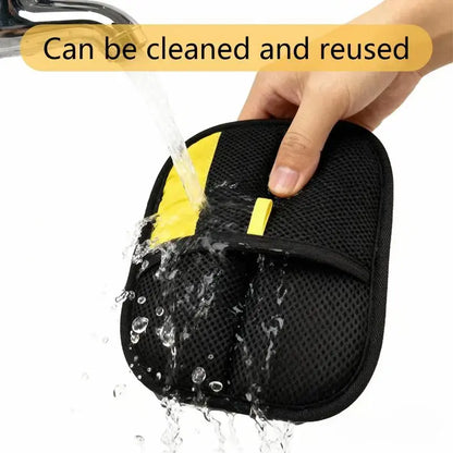 Electrostatic Hair Removal Gloves with Two-Way Brush for Effective Grooming and Cleaning of Cat and Dog Hair