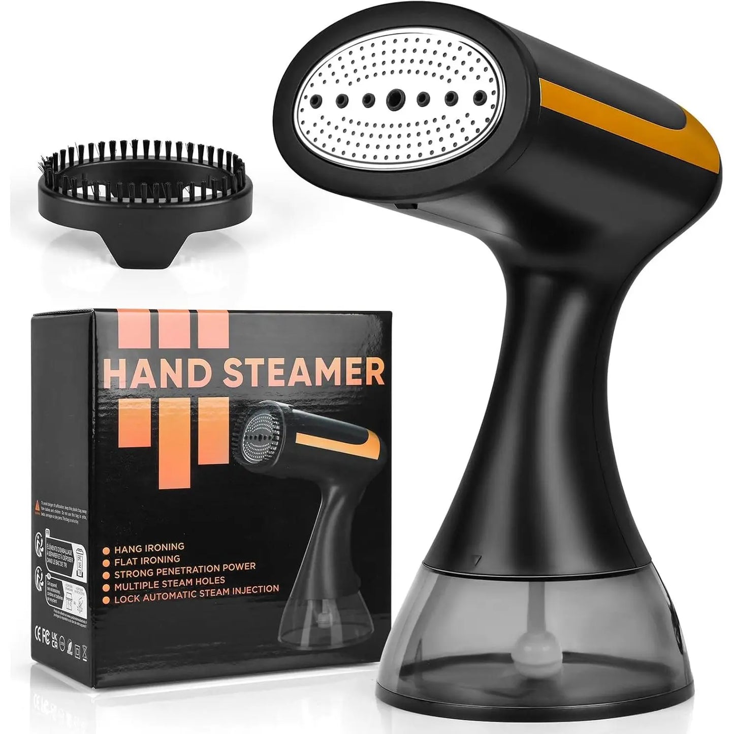 Super Electric Handheld Clothes Steamer - 1100W Portable Garment Steamer with 300ml Water Tank, Fast Wrinkle Remover for Home, Office, and Travel